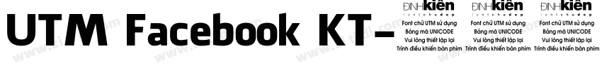 UTM Facebook KT字体转换